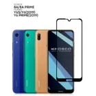Защитное стекло с рамкой для Huawei Y6 (2019)  Huawei Y6S Honor 8A Honor 8A Pro Honor 8A Prime с премиальным олеофобное покрытие