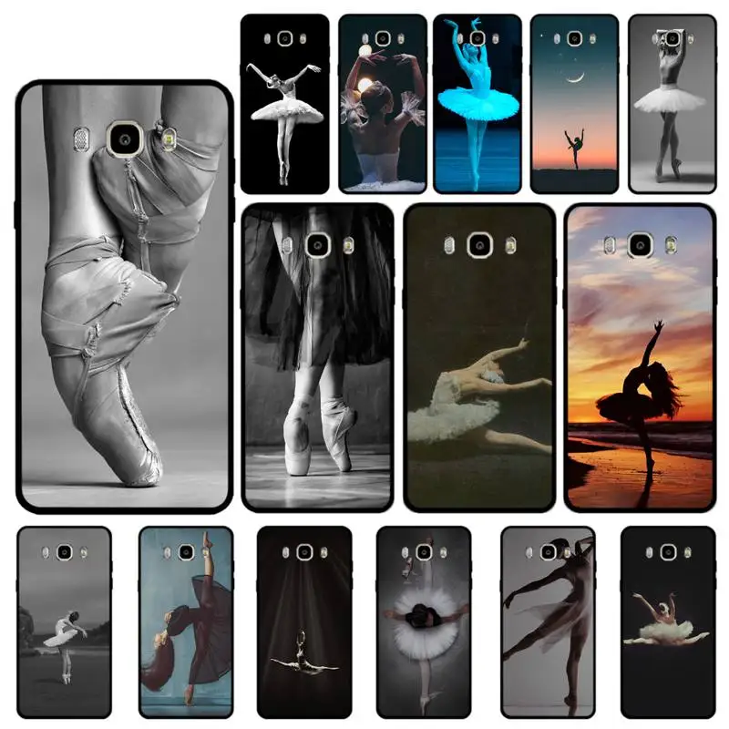 

Ballerina Ballet Dancing Phone Case for Samsung J 4 5 6 7 8 prime plus 2018 2017 2016 J7 core