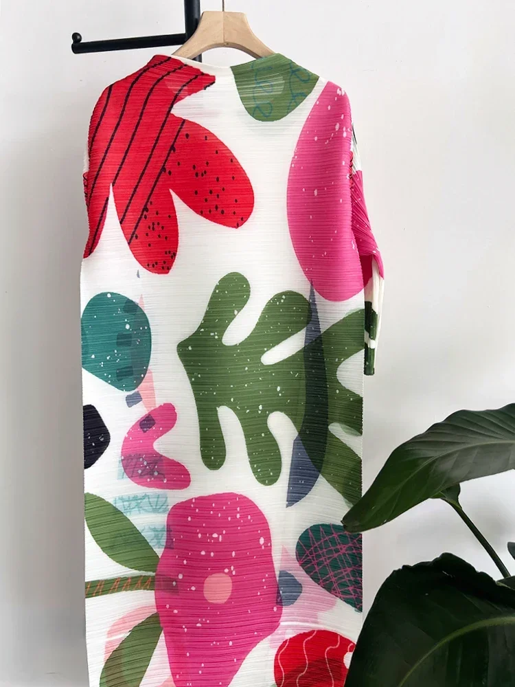 Женское Плиссированное свободное облегающее платье новинка весны 2024 женское