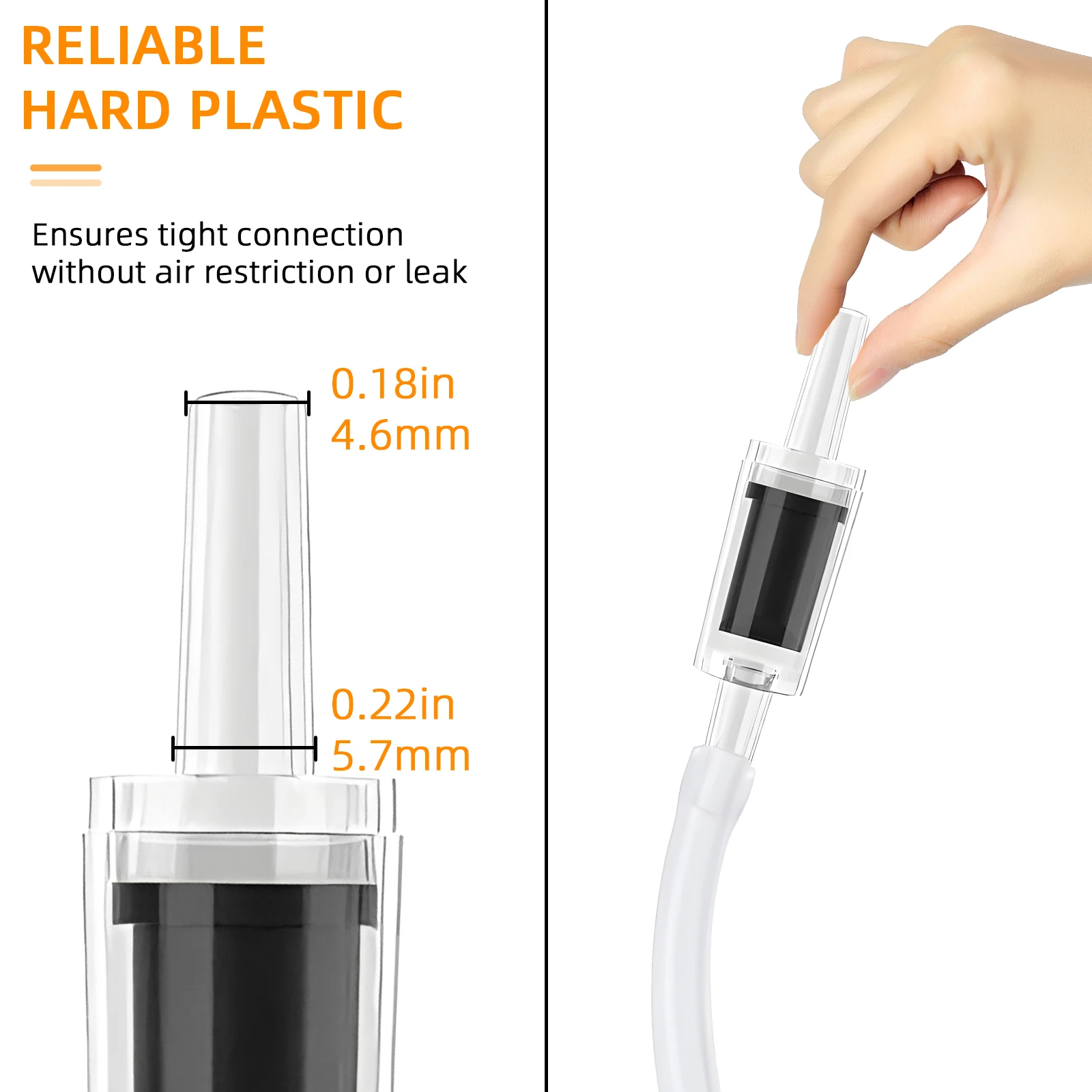 10 шт. аквариумный воздушный насос Wolinpet обратные клапаны пластиковый