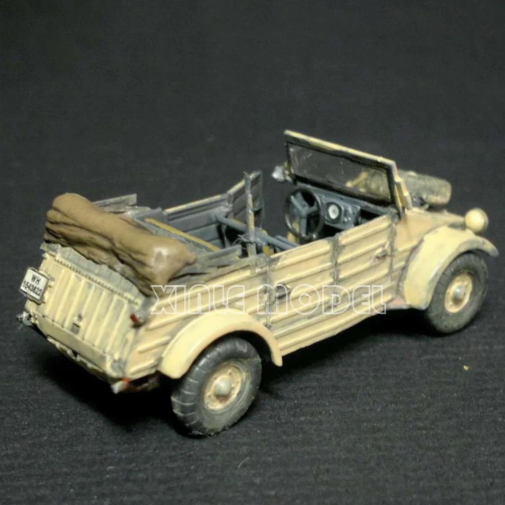 Фото Комплект пластиковой сборки модели S-модели PS720083 Kübelwagen VW Typ 82 (Afrika Korps) 2 комплекта для быстрого сборки в коробке 1/72 №3