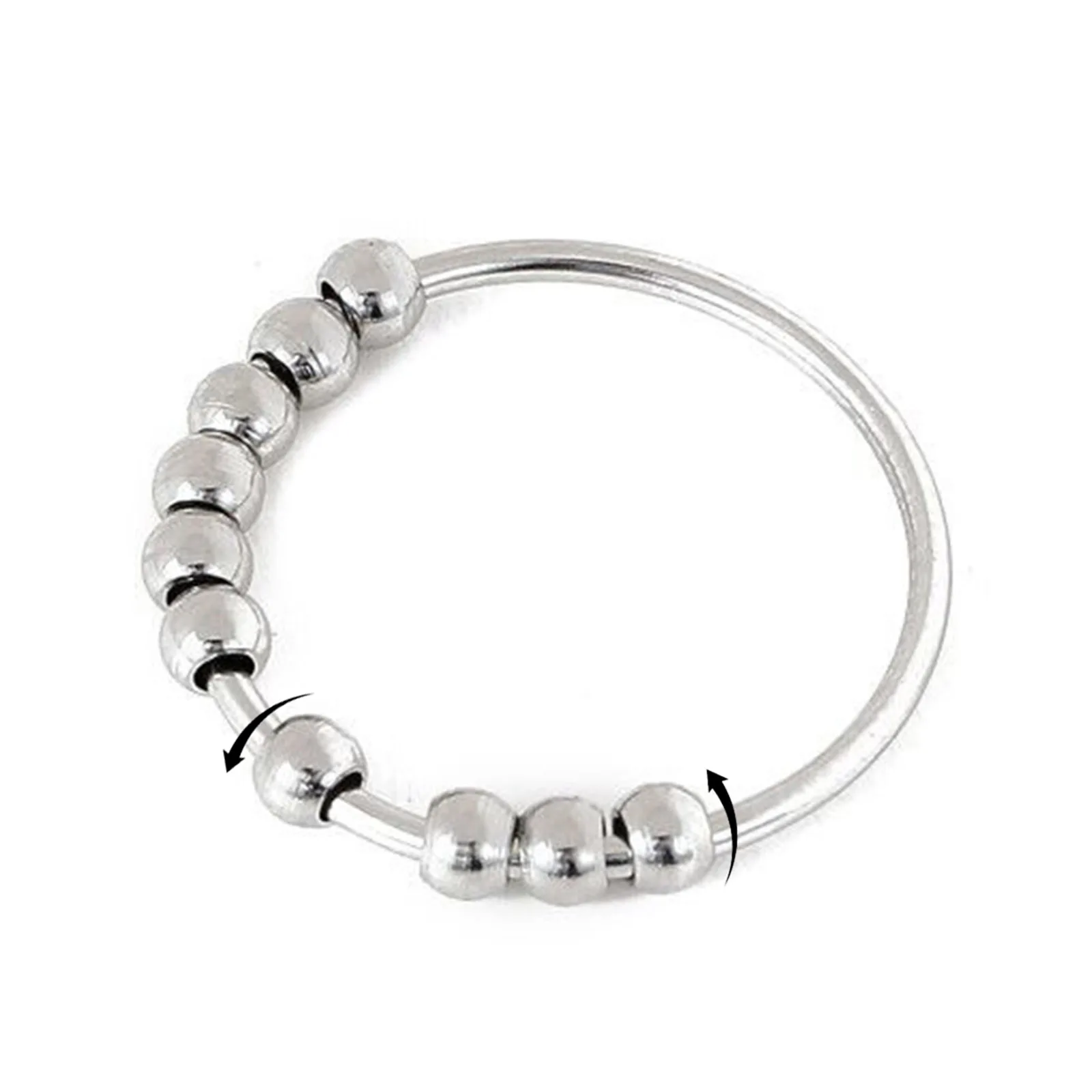 1 шт. простое медное Нерегулируемое кольцо для снятия стресса и тревоги с