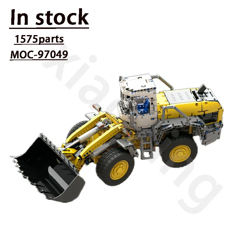 

2023 AnniversaryCelebrationMOC-97049 NewStatic Edition Wheel Loader Building Block Model1575 PartsCustom Kids Christmas Toy Gift