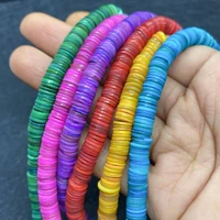 fashion natural freshwater shell buckle shaped dyed beads 1x7mm charm jewelry diy making necklace bracelet earring accessories