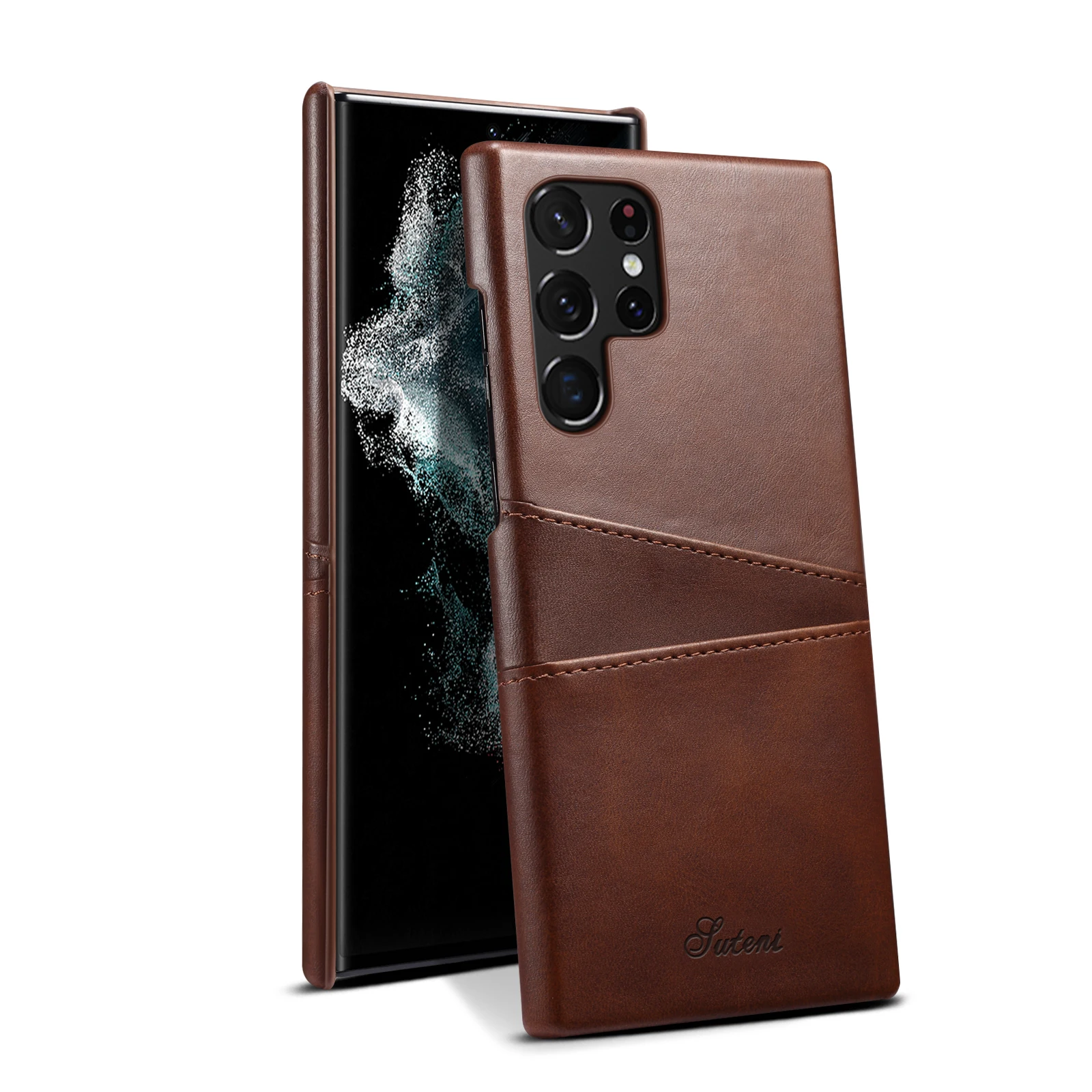 

Ultra ThinLeather Wallet Card Case for Samsung Galaxy Note 20 Ultra 10 9 8 S22 S21 S20 FE S10 S9 Plus Phone Cover