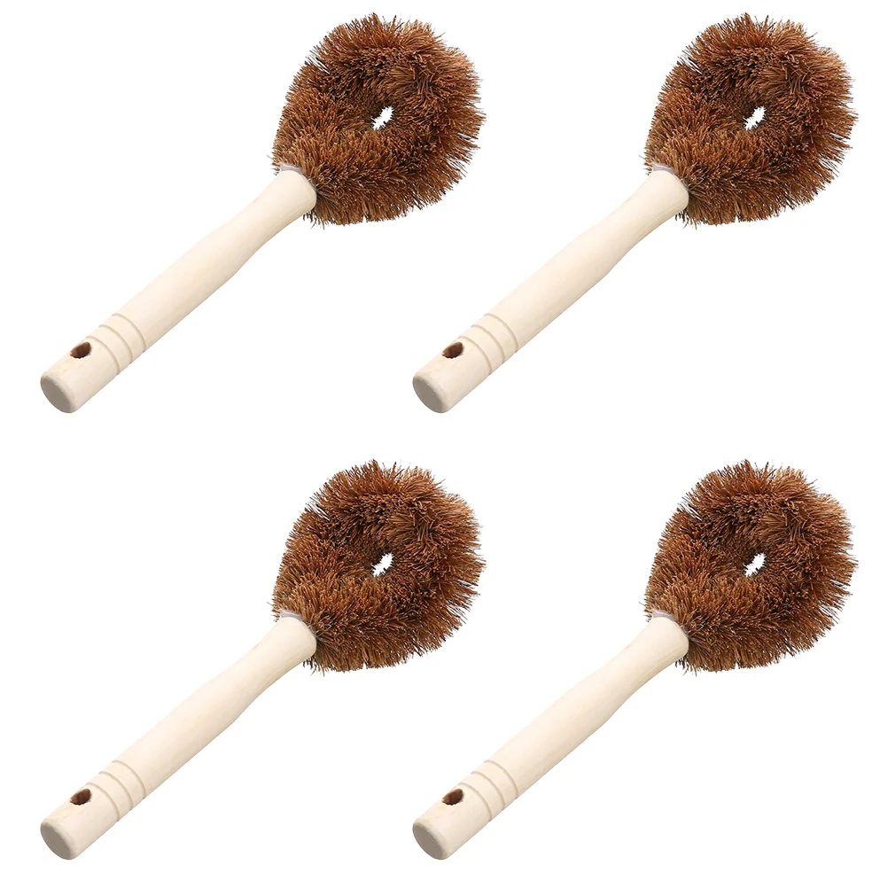 

Premium Cleaning Brush for Pots Pans and Sinks with Strong Decontamination and Nonslip Handle Design