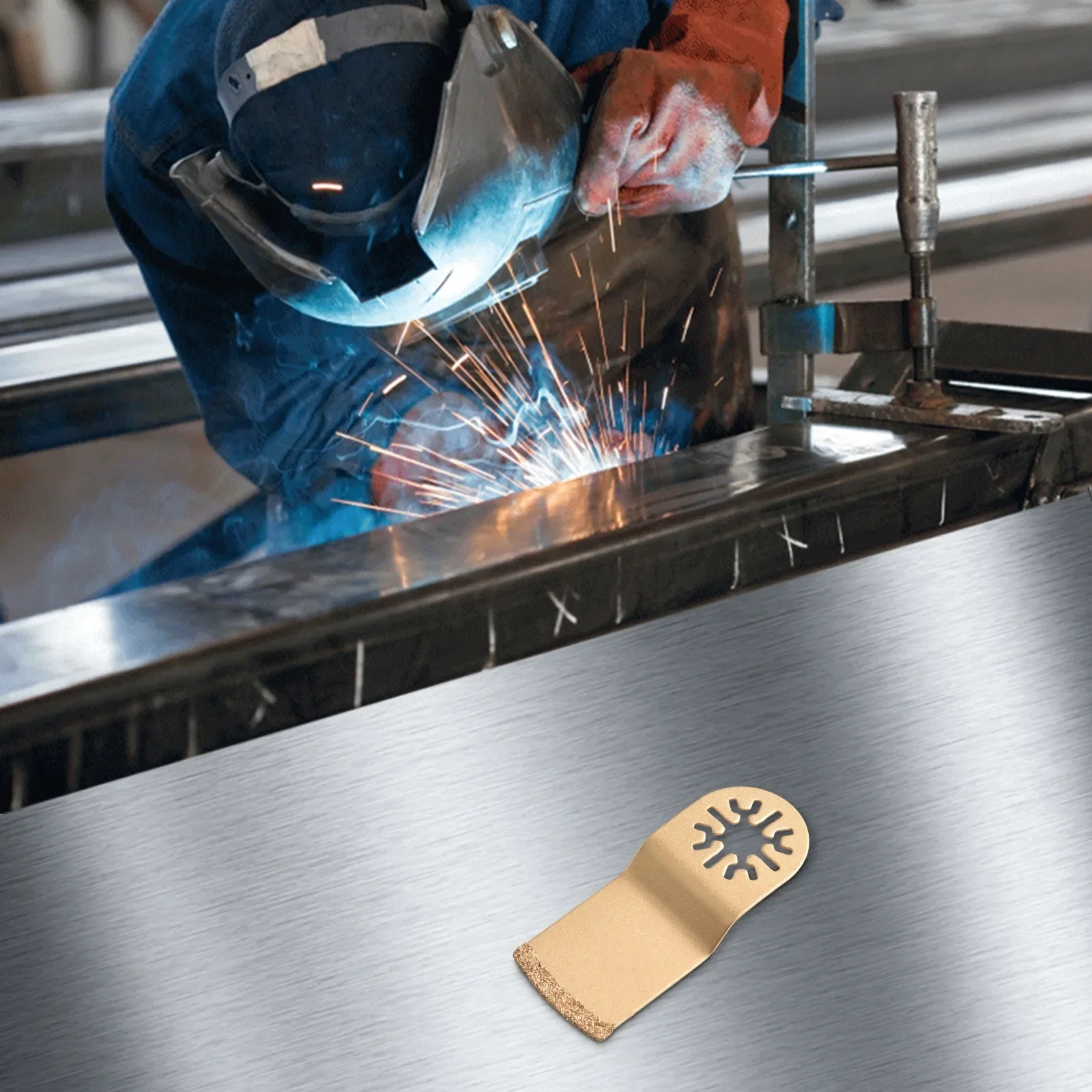 1 шт. золото D- Vissond карбид осциллирующее пильное полотно плитка бетон камень