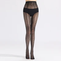 womens socks ultra thin double line black hole straight fine mesh belt drilled mesh tights pantyhose sexy fishnet socks