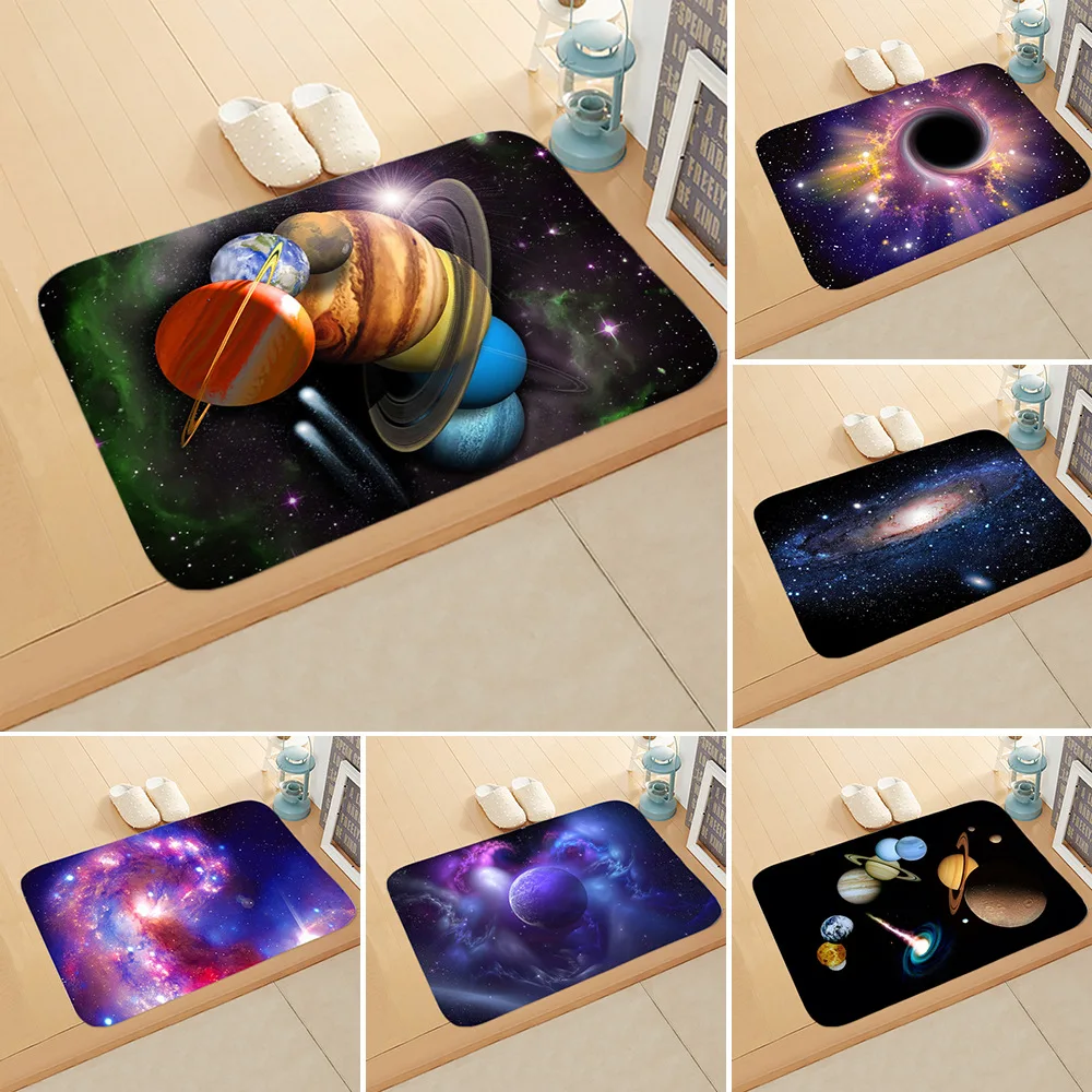 

2023 new cosmic starry sky style living room large carpet home decoration floor mat