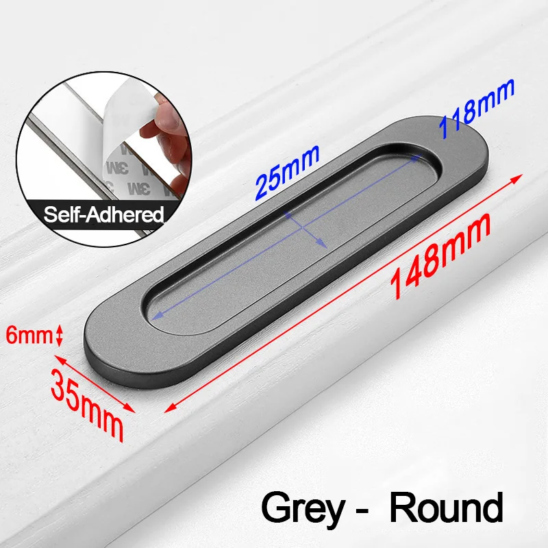 

Самоклеящиеся ручки для дверей из алюминия