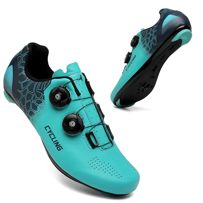 

Professional Cycling Sneakers For Men Women Wear-Resistant Zapatos Ciclismo Mtb Racing Bicycle Shoes Rotating Button Footwear