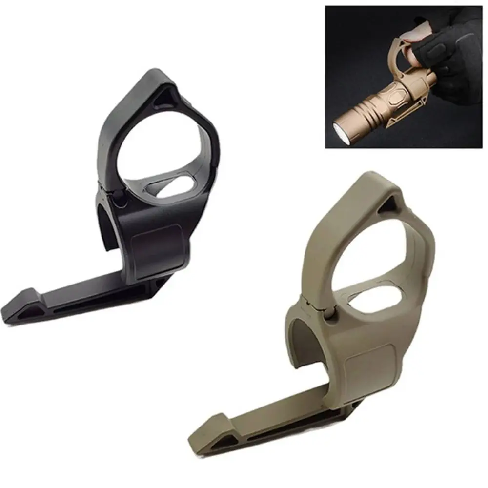 

Внутренний диаметр 22 мм кольцо на палец нейлоновые многофункциональные фиксирующие зажимы для фонарика 2 цвета Портативный совместимый карманный зажим