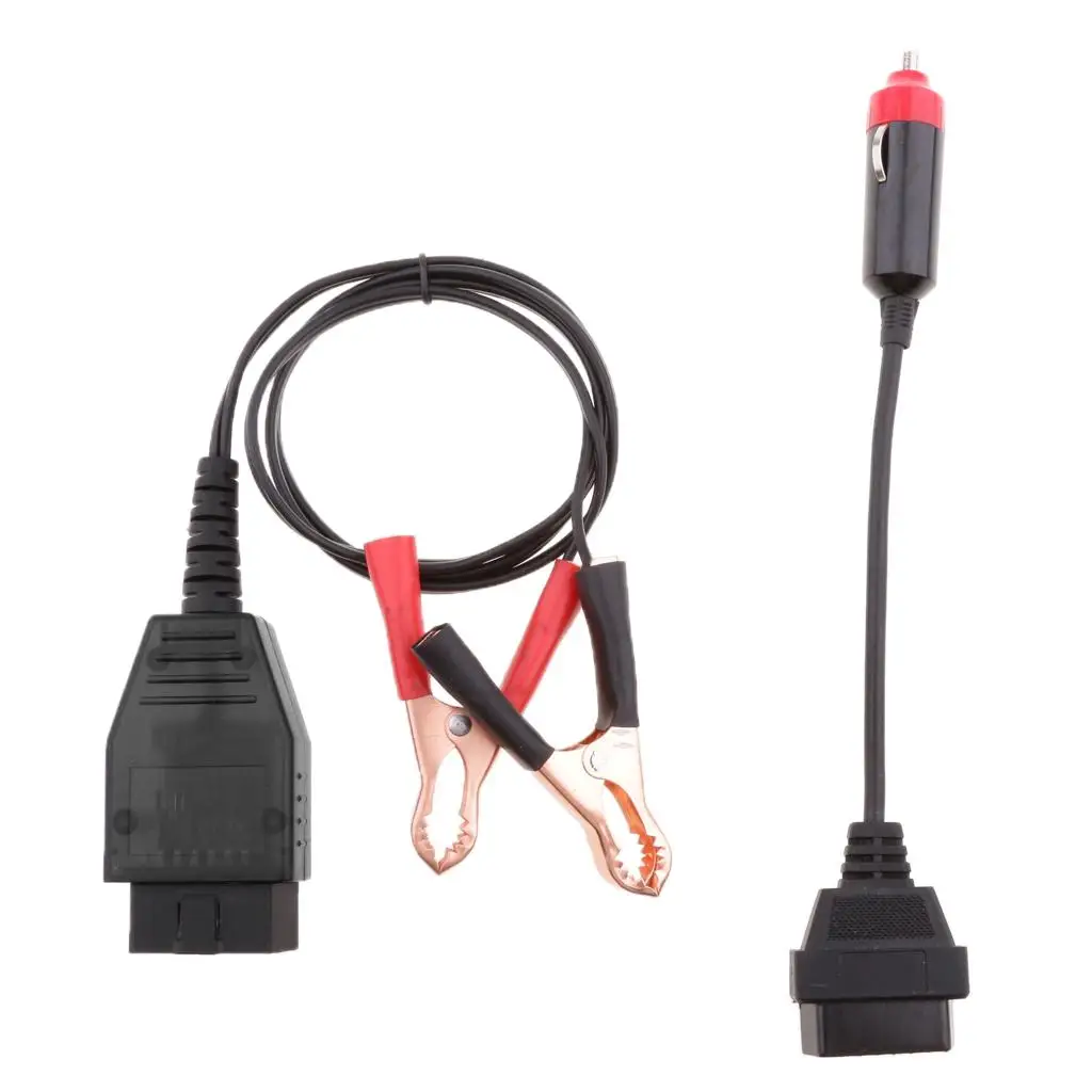 

Car 2 II 16Pin Power Supply Cable Battery Clamps Clip