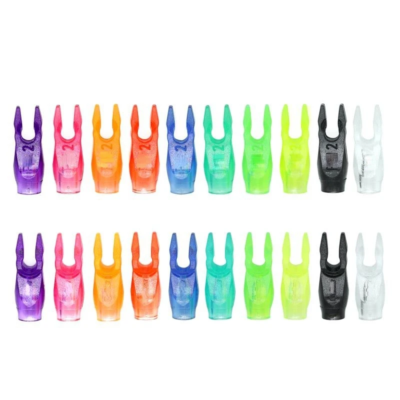 

100pcs Archery Arrow nocks No. 2 Compound Recurve Plastic nocks Hunting Shooting Accessories