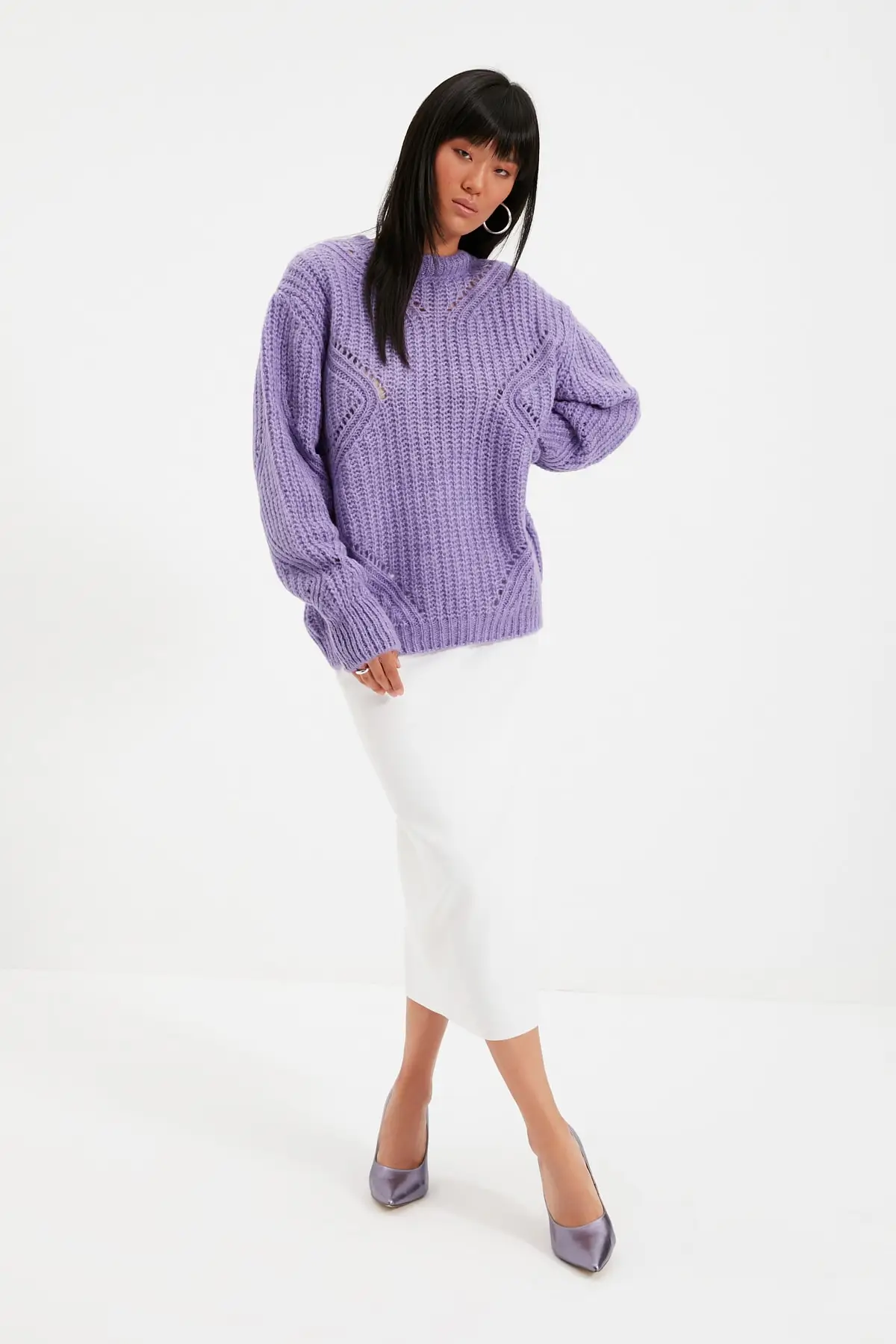 

Trendyol Cellular Knitwear Sweater TWOAW22KZ0255