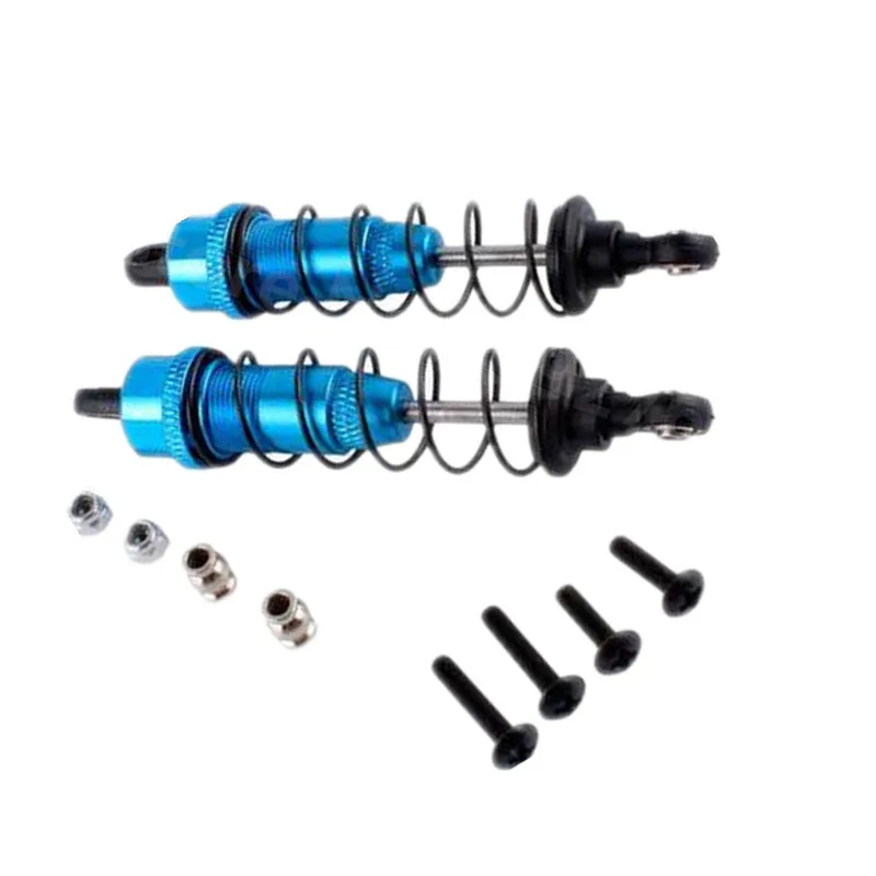 

2Pieces RC Car Aluminum Alloy Upgrade Oil Filled Front Shock Absorber For 1/10 Scale Models Kyosho Optima 4WD CNC Hobby Buggy
