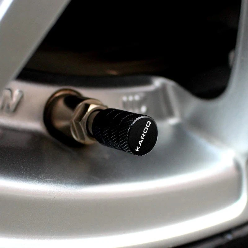 4 шт. колпачки на ниппели автомобильных шин Skoda Karoq Badge VRS Sport Line