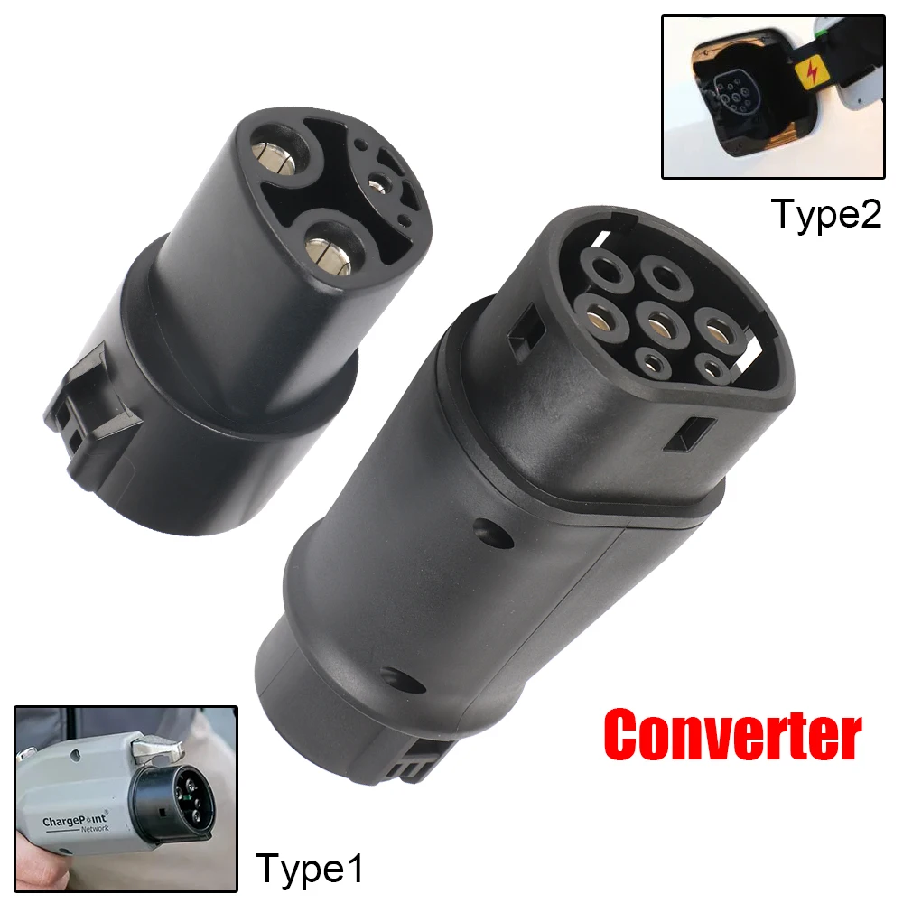 

5/7 контактный разъем для зарядного устройства EV тип 1 к адаптеру для Tesla EVSE автомобильные аксессуары Тип 1 К Тип 2 SAE J1772 к адаптеру IEC 62196