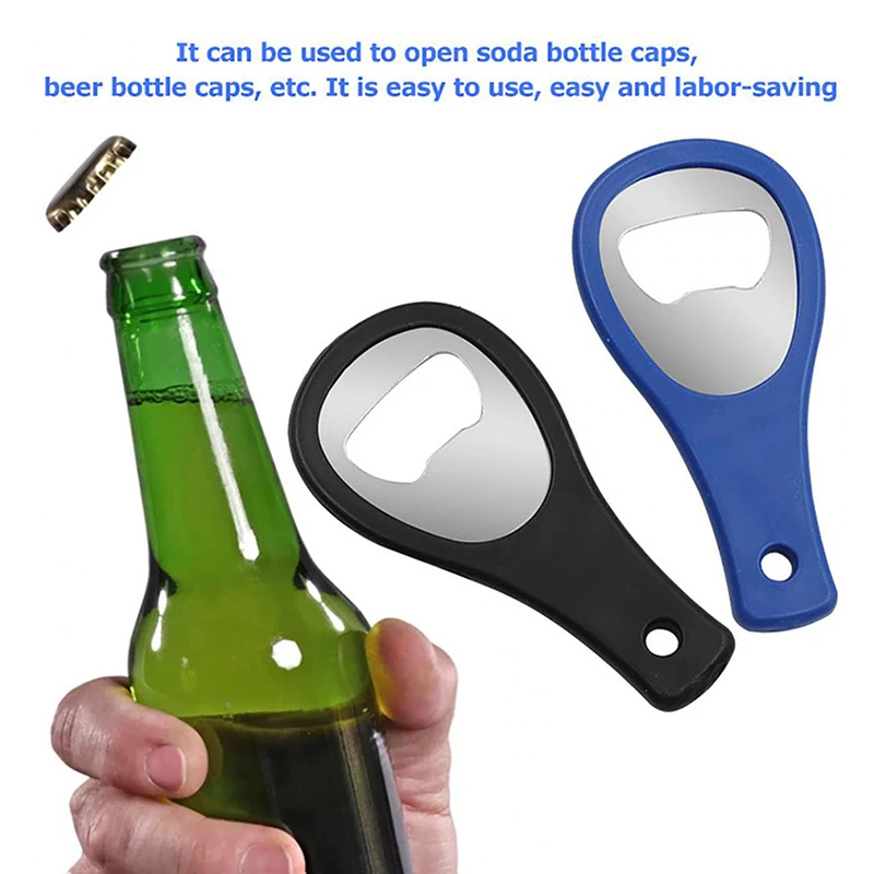 

Kitchen Tools Gadgets Openers Tennis Racket Shape Hanging Hole Handle Iron Can Opener Bottle Opener for Kitchen Accessories