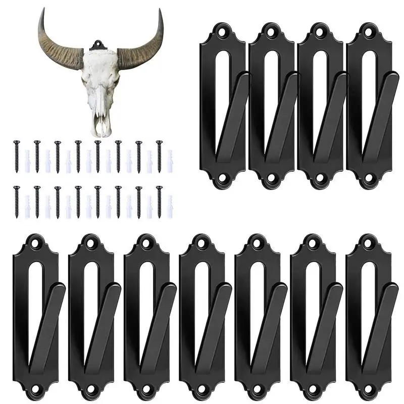 

Skull Hanger European Deer Head Hanger 12pcs Outdoor Skull Wall Mount Bracket Hanger For Deer Elk Mule Antelope Coyote