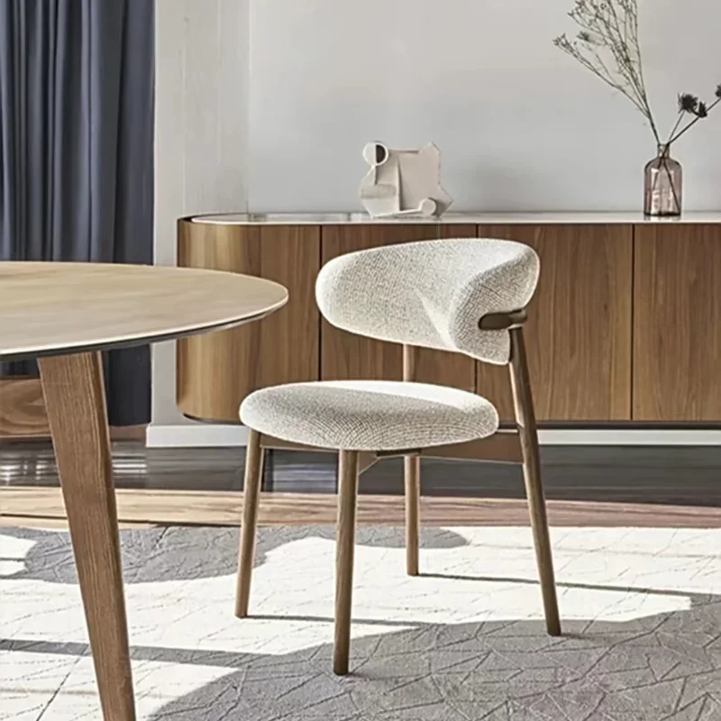 Современные минималистичные деревянные обеденные стулья в скандинавском ...