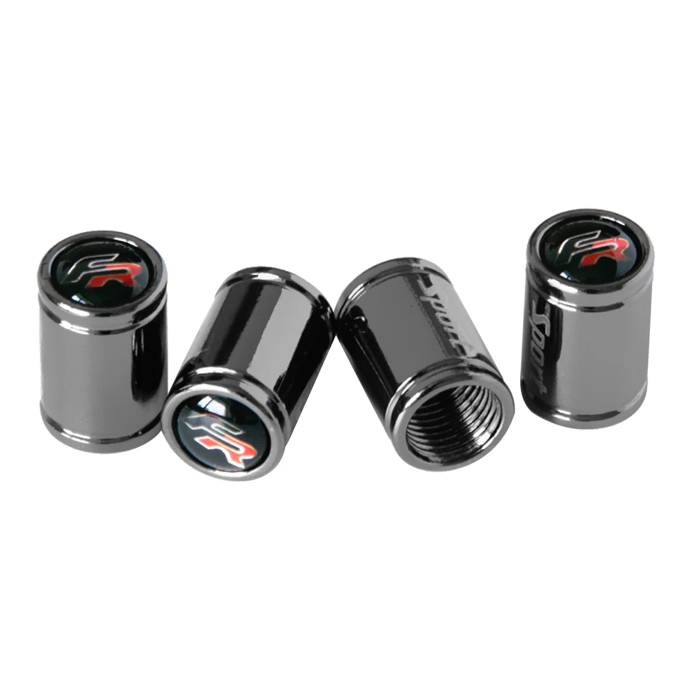 

Tire Accessories for FR Logo For Seat Ibiza Altea Alhambra Leon Cupra Exeo Cordoba Toledo Car Metal Wheel Tire Valve Stem Caps