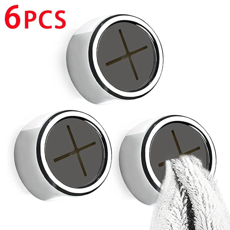 

6/1Pcs Punch Free Towel Plugs Holder Self Adhesive Towel Storage Clips Kitchen Dishcloth Storage Hook Bathroom Organizer Racks