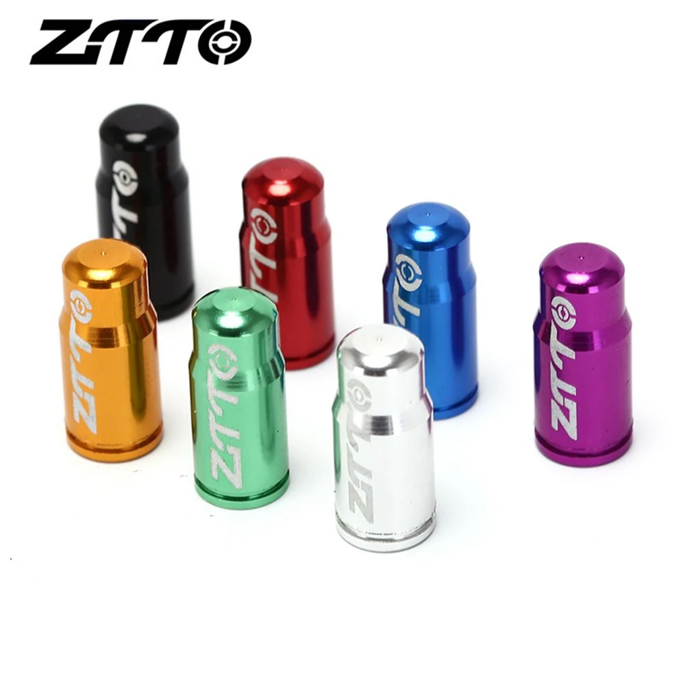 

4PCS New Aluminum Alloy Bicycle Presta Valve Cap for Road MTB Bike Wheel Tire Covered Protector French Tyre Dustproof Cover