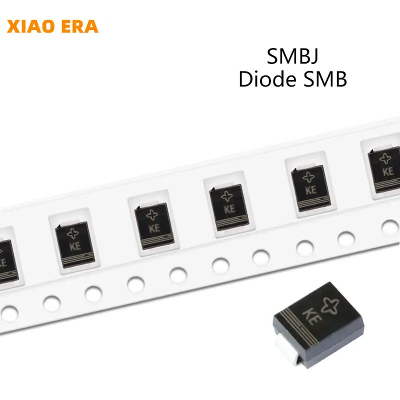 

50Pcs SMD TVS Diodes SMBJ26A SMBJ28A SMBJ30CA SMBJ33CA SMBJ36CA SMBJ40CA SMBJ43CA SMBJ45A SMBJ48A SMBJ51A 600W 5V-440V SMB