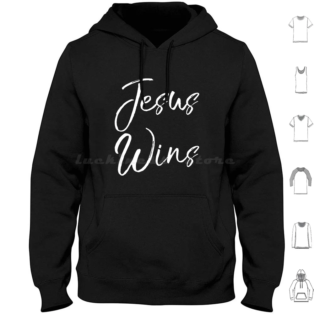 

Christian Quote Gift In Christ Jesus Wins Hoodie cotton Long Sleeve Young Napoleon Bonaparte Imperial Bicorne Italy Italians