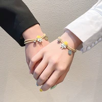 astronaut couple bracelet astronaut magnet attracts bracelet men and women a pair of girlfriends students simple niche design