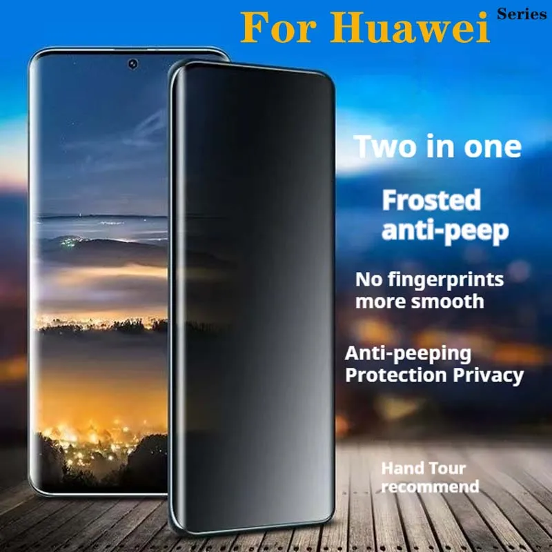 Фото Mate60Pro P70Pro матовая Гидрогелевая пленка для конфиденциальности для Huawei P70 Ultra P60Pro Защитная пленка для экрана P50 P40Pro Mate50Pro 40RS анти peeping №1