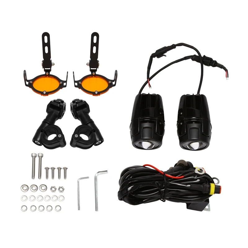 

Fog Lights For R1200 Motorcycle And Universal Motors Light Guards Cover Signal Lights