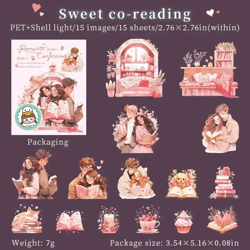 

15 Листов, Аксессуары Для Скрапбукинга, Молочные Материалы, Легкие Домашние Наклейки С Животными