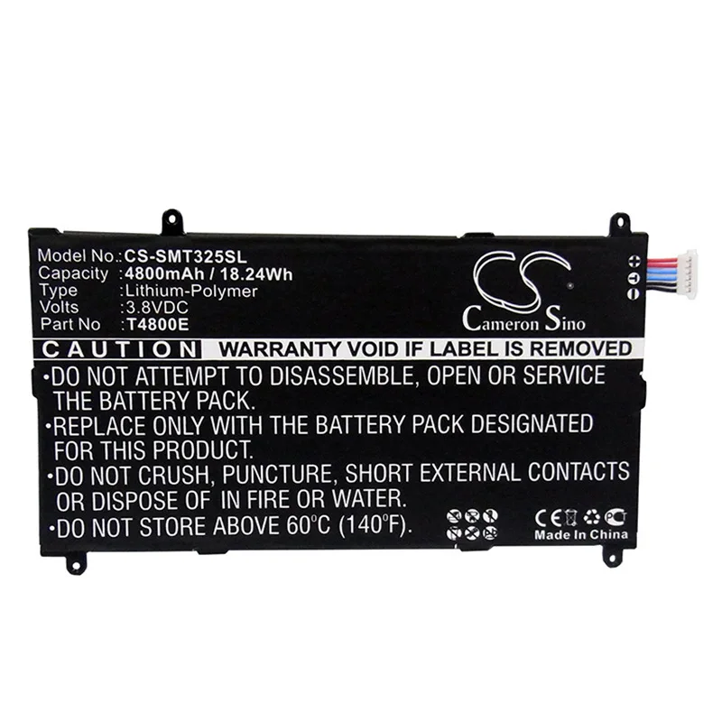 

Sam sung Sam sung SM-T320 SM-T325 T4800E tablet battery