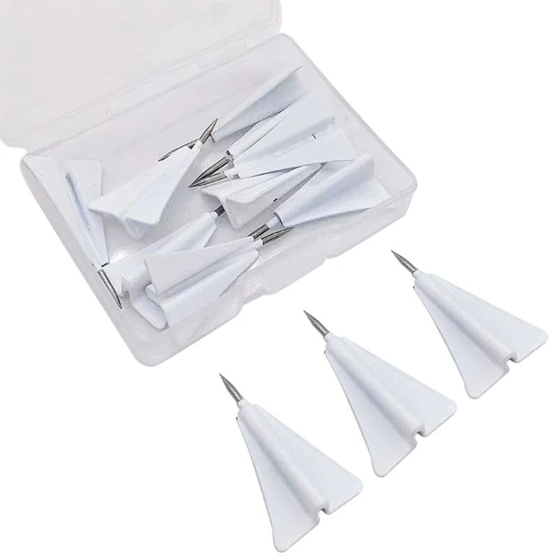 

L21B 12 Pcs Creative 3D Push Pin Paper Photo Memo Document Steel Push Pin