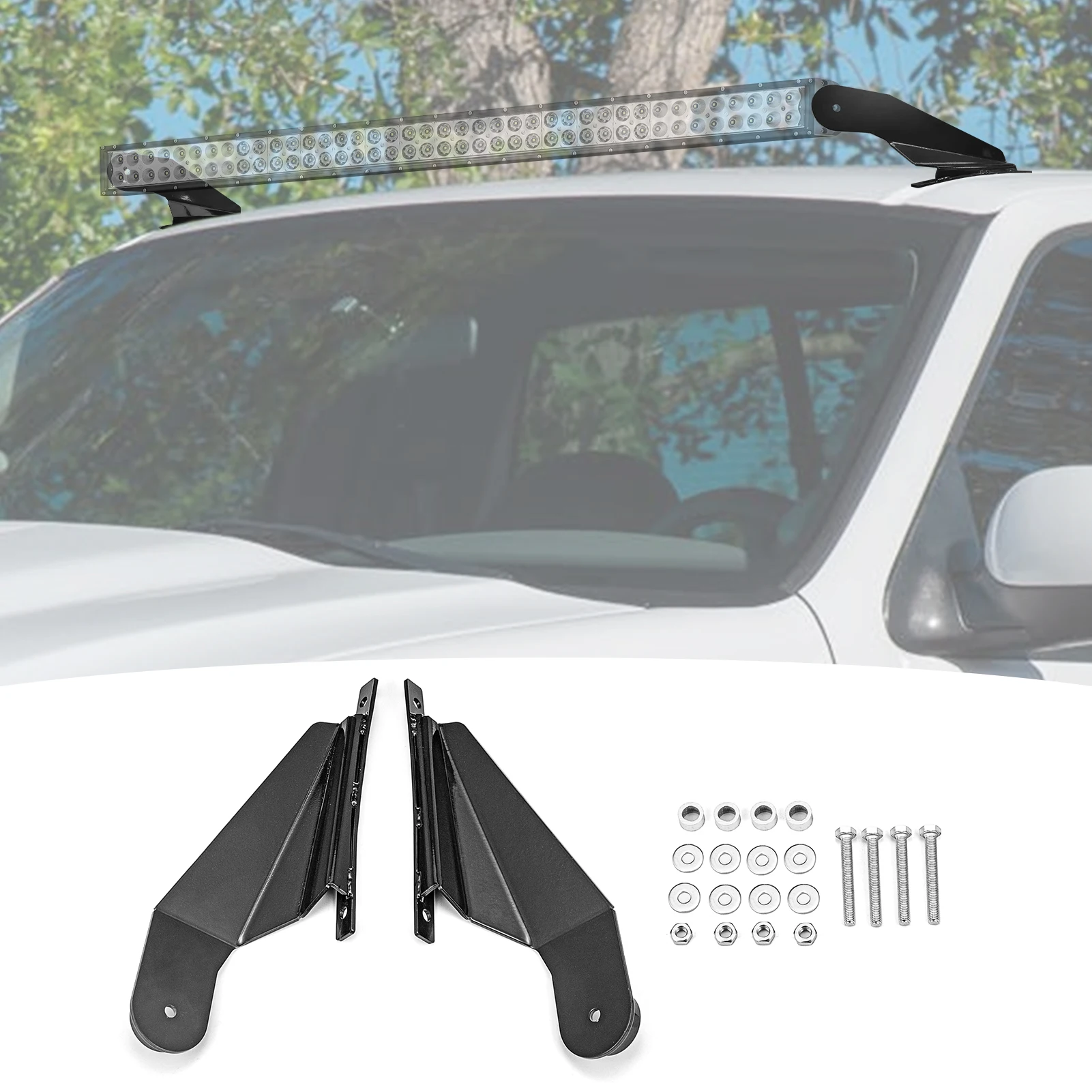 For Ford F-150 1997-2003/ F-150 Heritage 2004 Windshield Roof Rail 50