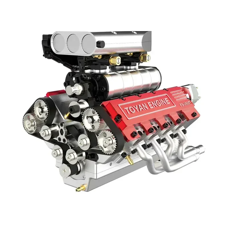 Двигатель TOYAN V8 двигатель 28 куб.см с наддувом восьмицилиндровый бензиновый