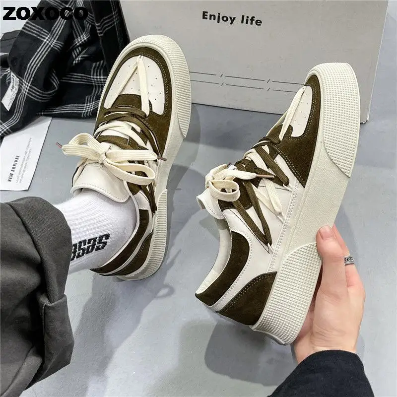 

2022 Spring Men's Platform Sneakers Men Casual Canvas Shoes Fashion Sneaker Street Cool Tenis Masculino Footwear Chaussure Homme