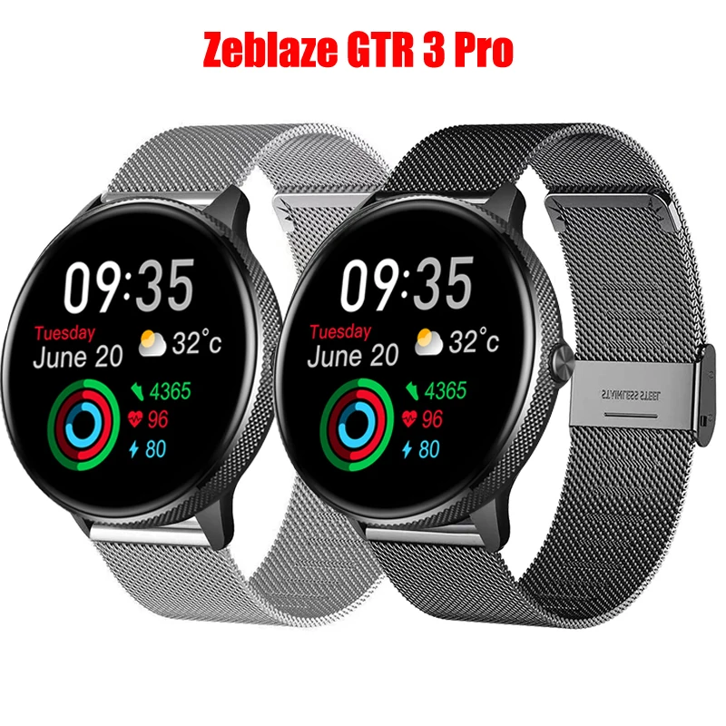 Ремешок для часов Zeblaze GTR 3 Pro сетчатый браслет на запястье аксессуары наручных 22
