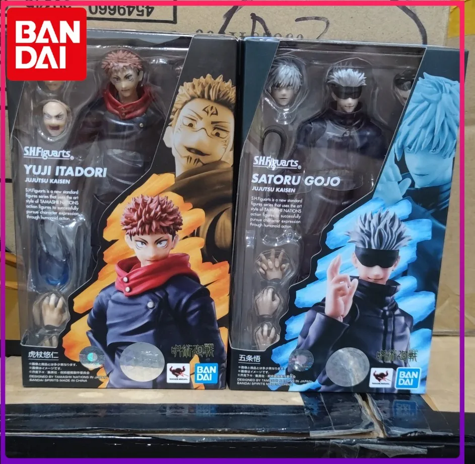 

Original Bandai Jujutsu Kaisen SHF Itadori Yuji Gojo Satoru FIGURE Kids Toys Model Figurals Brinquedos Action Figure