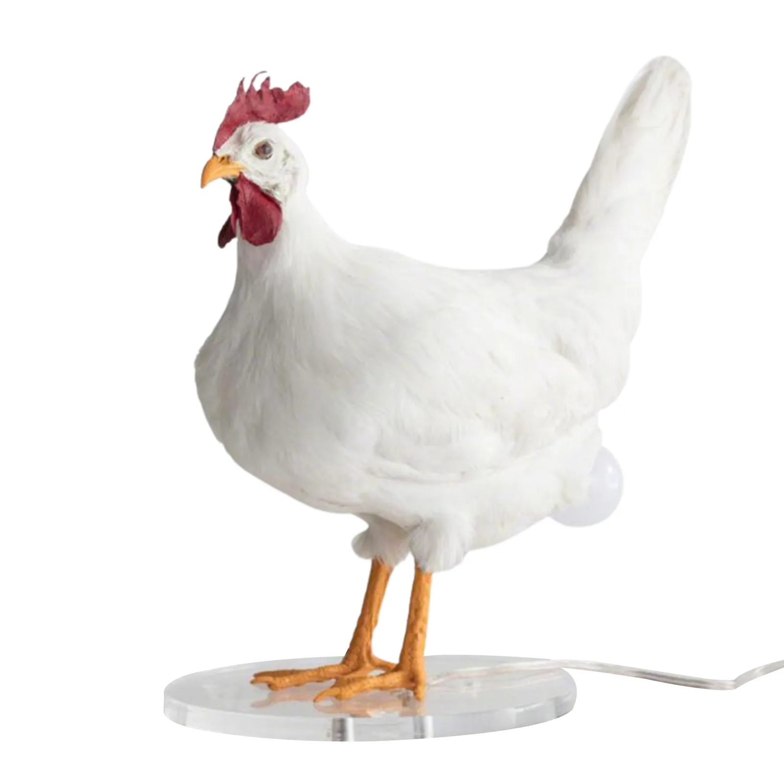 

Chicken Laying Egg Lamp Rooster Table Lamp Chicken Lamp With Egg Light Bulb 3D Cute Kids Night Light For Bedroom Living Room