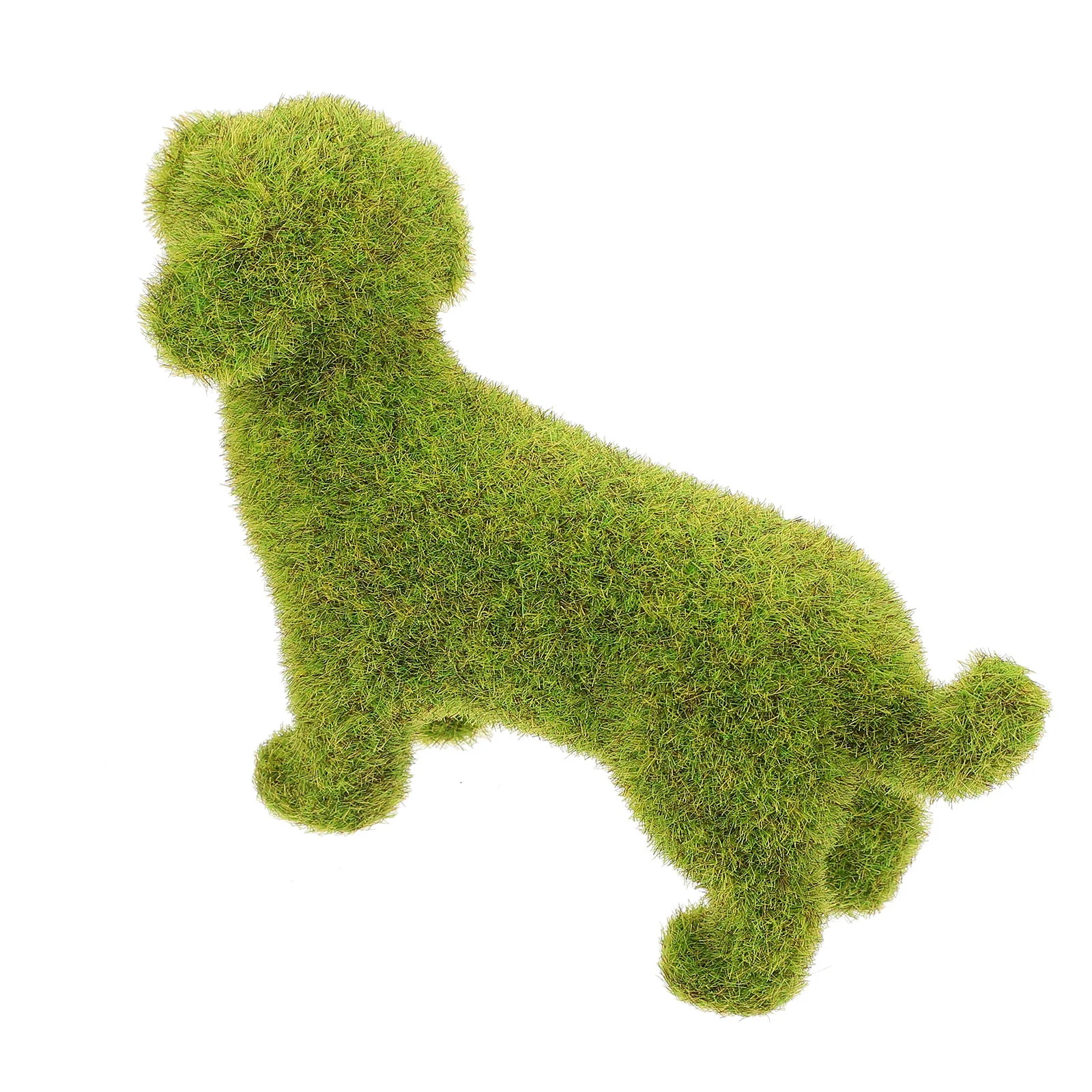 

Flocked Puppy Ornament Garden Dog Figurines Home Decor European Style Photography Prop Rabbit Statue Window Stand Sculptures &