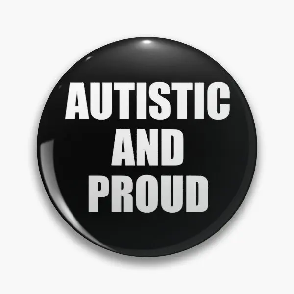 

Милая Металлическая Заколка-пуговица для женщин, с аутизмом и гордостью