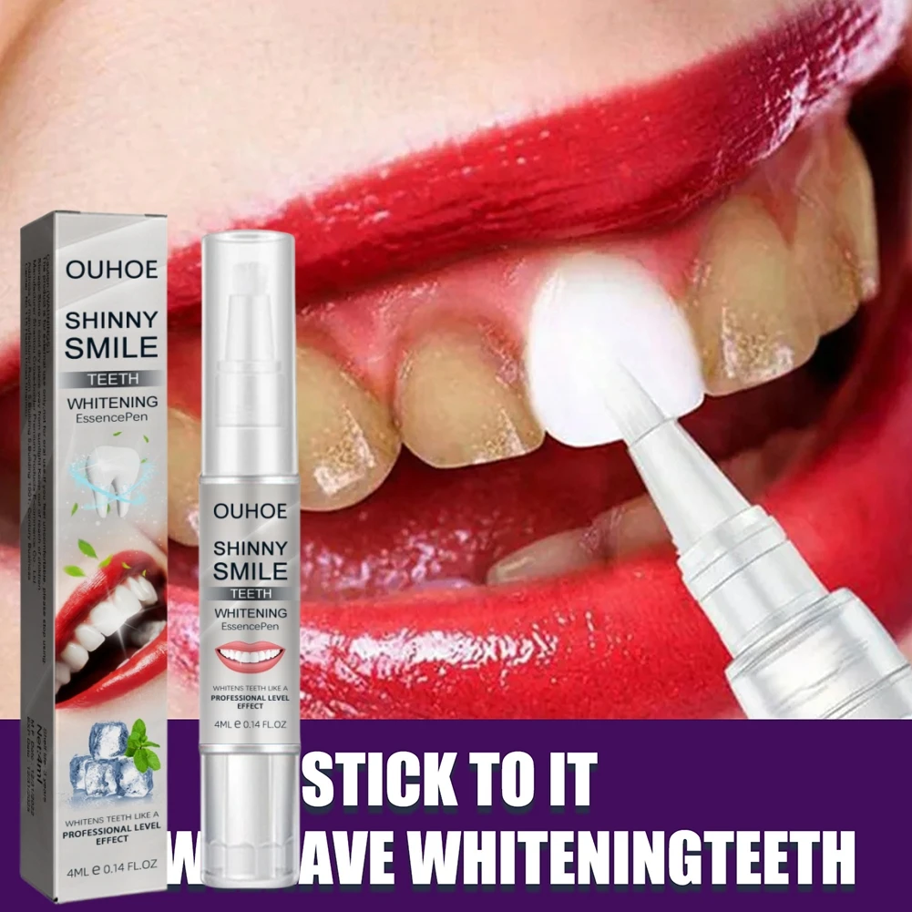 

4ML Teeth Whitening Pen White Instant Tooth Removal Stains Teeth Whitening Gel Oral Care Clean Teeth Tooth Whitening Products