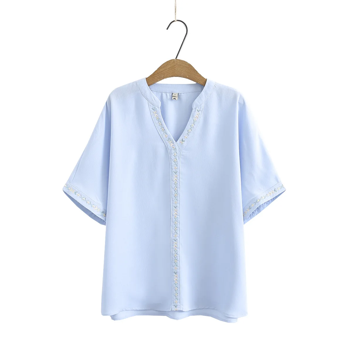

Loose top Short sleeve for 2022 summer pregnant women Black