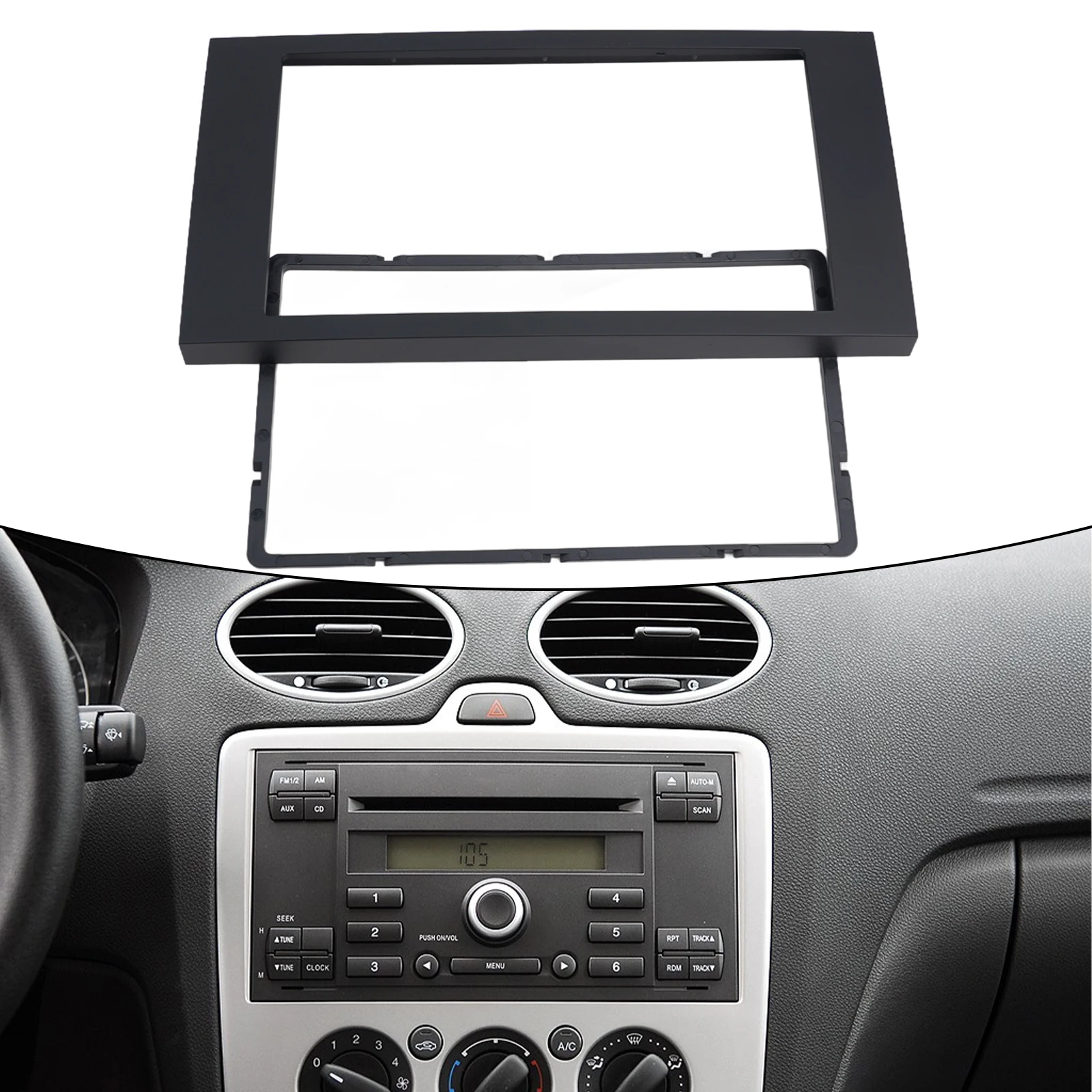 Double Din Stereo Fascia Set Инструмент Автозапчасти Совершенно новые автомобильные