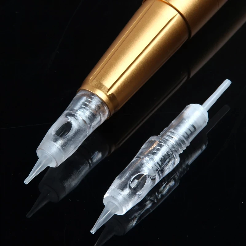 

1P 2P 3P 50/30/10pcs MTS Easy Click Permanent Makeup Machine Needles Eyebrow Lip for Tattoo Cartridge Needles Rotary Machine Pen