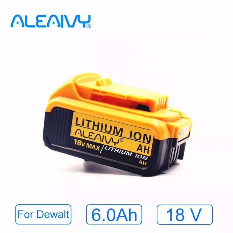 

NEW 18v/20v 6.0Ah MAX XR Battery Power Tool Replacement for DeWalt DCB184 DCB181 DCB182 DCB200 18Volt Dewalt 20v Lithium Batteri