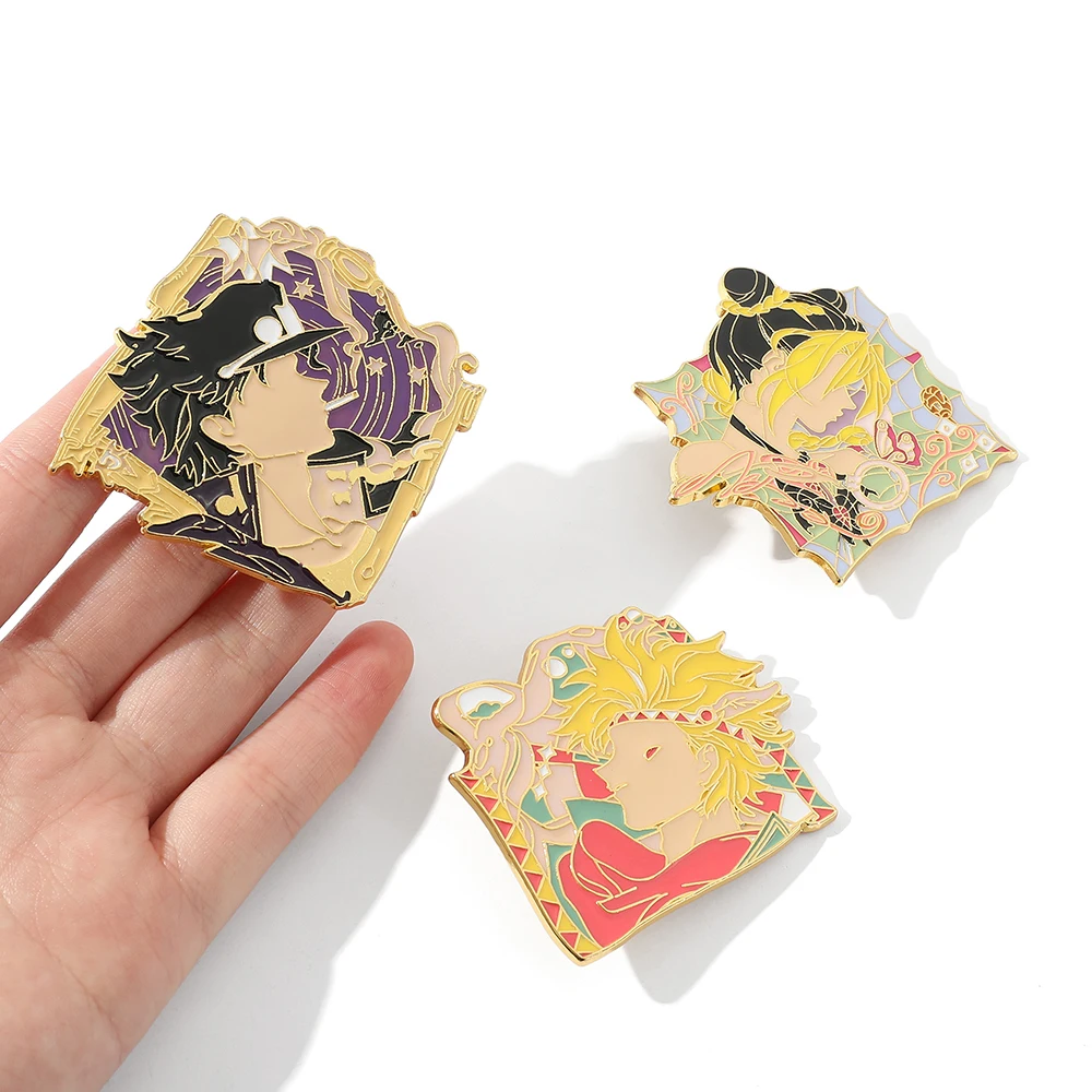 Значок на лацкан Agrippa манга Джоджо невероятные приключения металлические значки